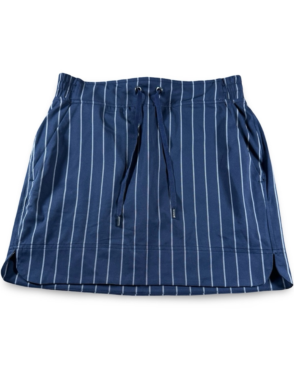 Midtown Striped Skort Navy Blue White Pin Striped Size 0 Women’s - Picture 1 of 11